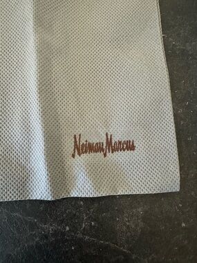 Neiman Marcus Grey Textured Purse Duster Bag